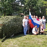 Саратовские женщины развернули маскировочные сети в День России